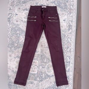 James Jeans Burgundy Twiggy Crux 28
